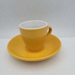 Imusa‎ Espresso Cup And Saucer Mustard Yellow